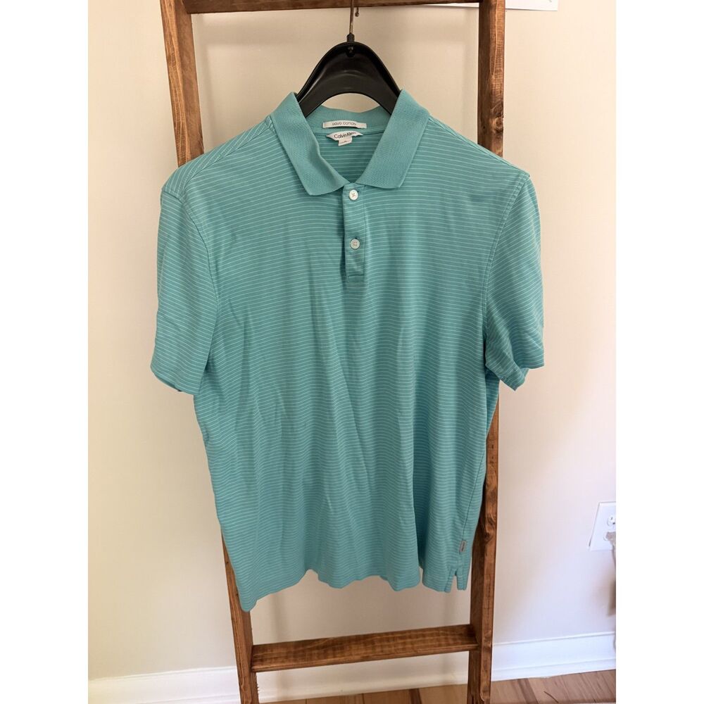 Calvin Klein "Liquid Cotton" Golf Polo